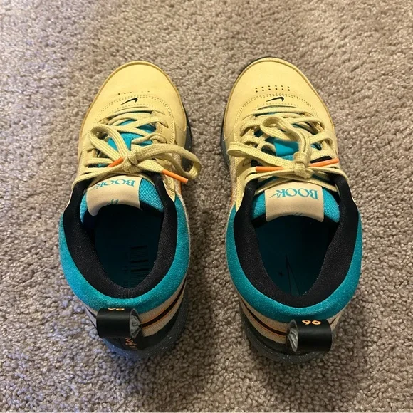 Nike Air Book 1 Mowabb Basketball Shoes Size 10 Sesame Dusty Cactus Devin Booker